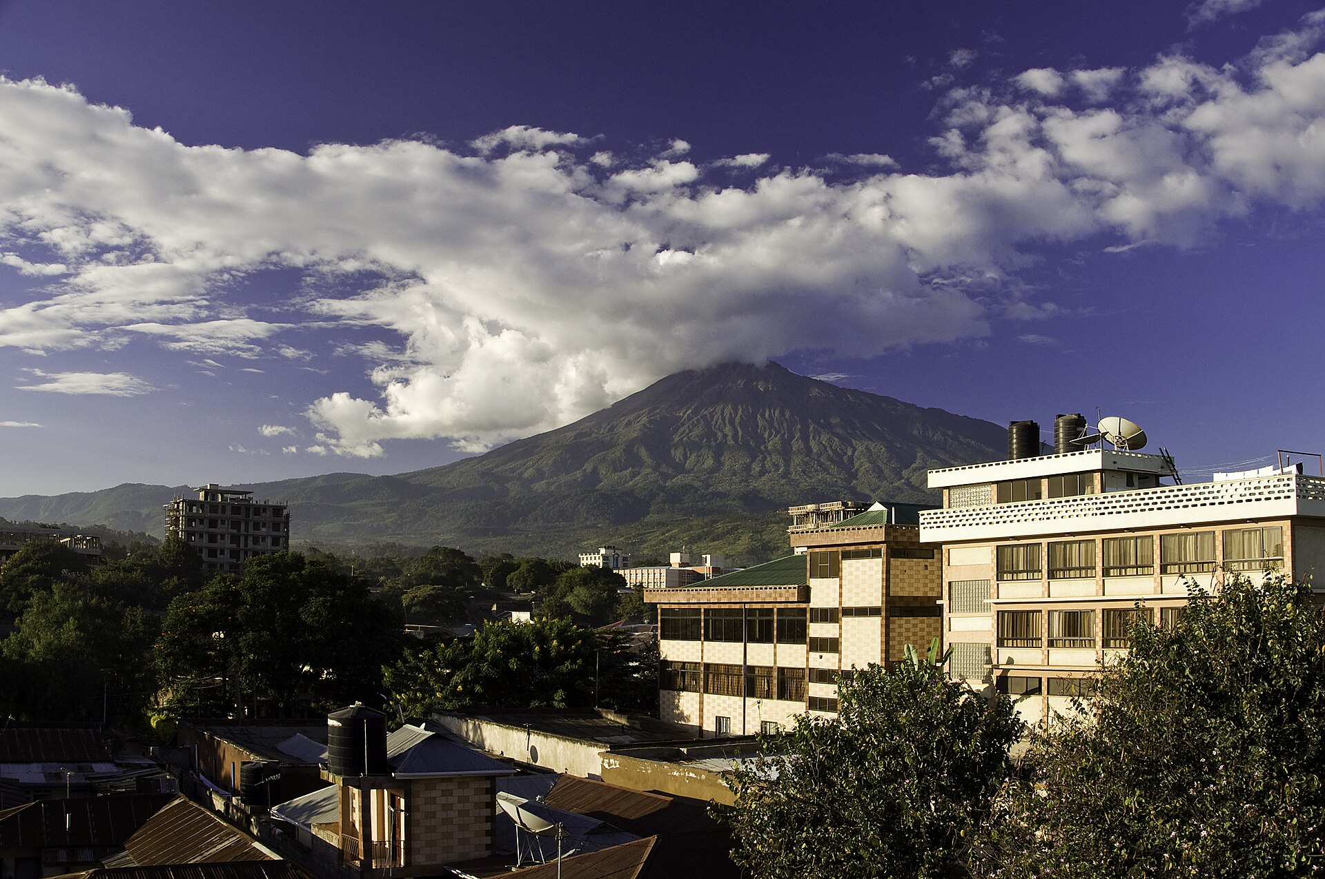 Mount Meru above Arusha